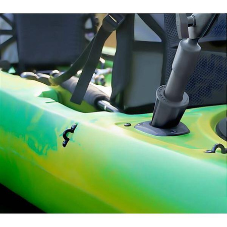 RAM® Press-N-Lock Ball Base cu tub lung de 18" - dimensiune C