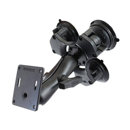 Suport cu trei ventuze RAM® Twist-Lock™ cu placă VESA de 75x75 mm
