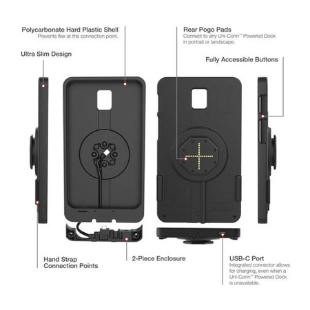 IntelliSkin® Thin-Case™ pentru Tab Active5 & 3 (Pogo Pads spate)