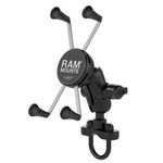 RAM® X-Grip® Suport mare pentru telefon cu bază U-Bolt pentru ghidon - scurt