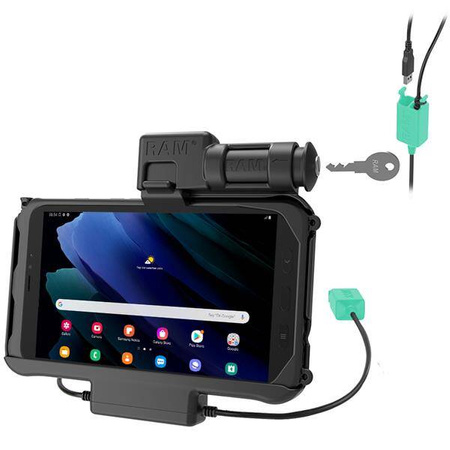 RAM® Key Locking Power + Dual USB Dock pentru Samsung Tab Active5 & 3