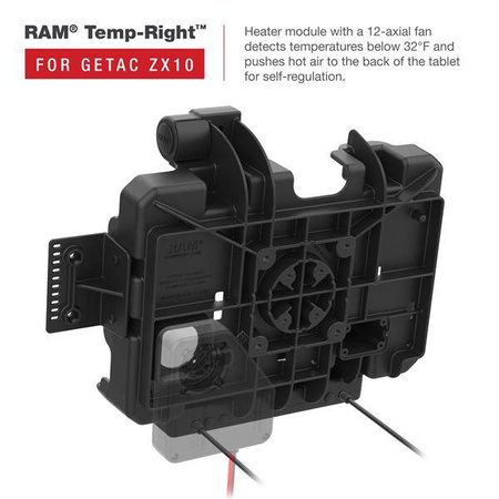 RAM® Power + Dual USB Data Dock pentru Getac ZX10