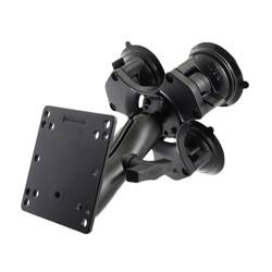 RAM® Twist-Lock™ Suport triplu de aspirație cu placă VESA 100x100mm - Mediu