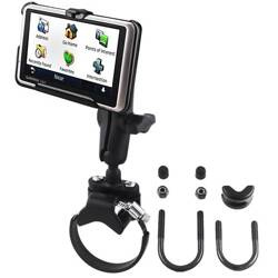 RAM® ATV/UTV Suport dublu pentru șină cu bilă pentru Garmin nuvi 1300 Series + Mai mult