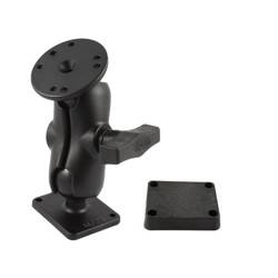 RAM® Suport dublu cu bilă - placă de susținere din material compozit scurt