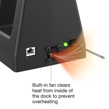 GDS® Uni-Conn™ 6-Port Power + RJ45 Dock pentru tablete cu IntelliSkin®