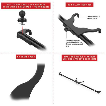 RAM® Tough-Track™ pentru Ford Bronco '21-23