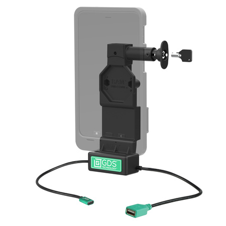 GDS® Uni-Conn™ Dock de blocare + USB-A unic cu buton de eliberare