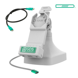 GDS® Uni-Conn™ Dock înclinat și pivotant cu USB-C - Gri