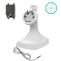 GDS® Uni-Conn™ Dock cu înclinare și pivotare alimentat cu PoE - Gri