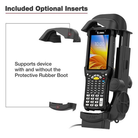 RAM® Powered Dock pentru Zebra MC9400 & MC9300 - Pini cu încălzire