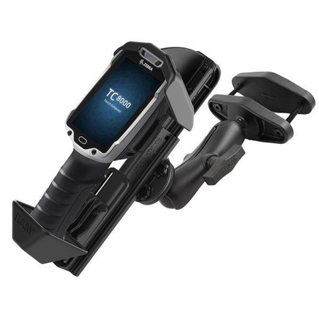 Suport RAM® Quick-Draw™ pentru Zebra TC8000/8300 cu clemă pătrată de 4"