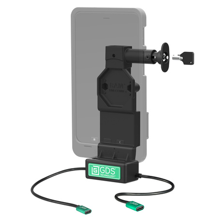 GDS® Uni-Conn™ Dock de blocare + USB-C unic cu buton de eliberare