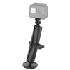 RAM® Mount Drill-Down cu braț cu priză dublă cu adaptor pentru cameră de acțiune