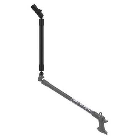 RAM® 18" Extensie pentru țevi din PVC cu capete cu bilă și braț cu soclu dublu