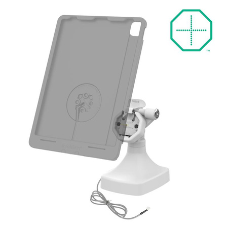 GDS® Uni-Conn™ Powered Locking Tilt & Swivel Dock cu PoE + Date - Gri