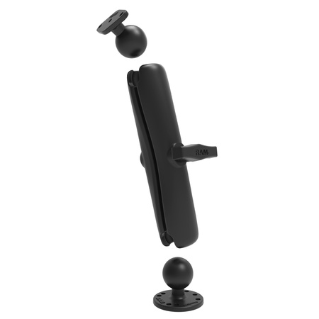 Suport dublu cu bilă RAM® cu adaptor pentru placă diamantată - lung