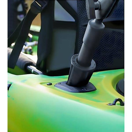 RAM® Press-N-Lock Ball Base cu tub lung de 12" - dimensiune B