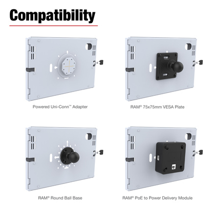 RAM® Safe-Case™ pentru Samsung Galaxy Tab S9 & S9 FE - Gri