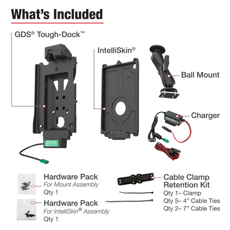 Pachet pentru vehicul GDS® Tough-Dock™ pentru Samsung Tab A9+