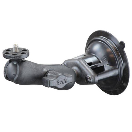 RAM® Twist-Lock™ Suport cu ventuză compozit cu adaptor pentru cameră 1/4"-20