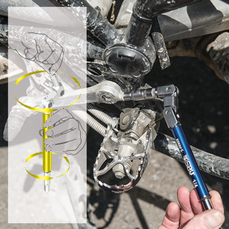 Cheie poligonală multifuncțională de 1/4"