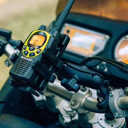 Suport universal RAM® Finger-Grip™ cu bază U-Bolt pentru ghidon