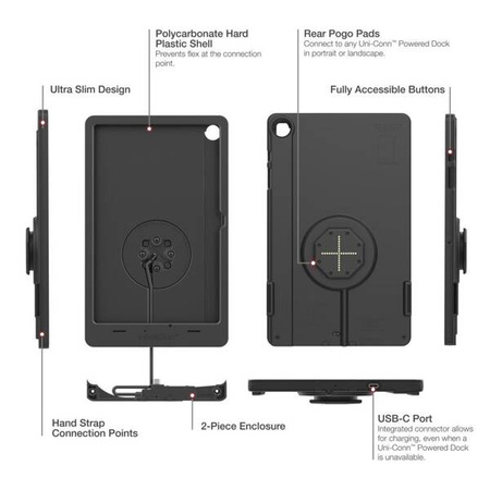 IntelliSkin® Thin-Case™ pentru Samsung Tab A9+ (plăcuțe Pogo Pads spate)