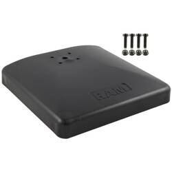 Baza de platformă pătrată compozită cu greutate RAM® cu model de găuri AMPS