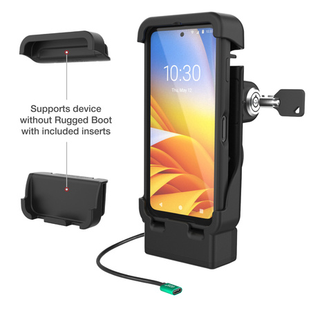 RAM® Dock pentru vehicule cu blocare electrică pentru Zebra EM45