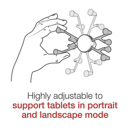 RAM® X-Grip® cu suport cu ventuză RAM® Twist-Lock™ pentru tablete de 7"-8