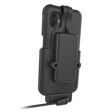 RAM® EZ-Roll'r™ Dock alimentat pentru XCover6 Pro cu OEM sau RAM® Skin™