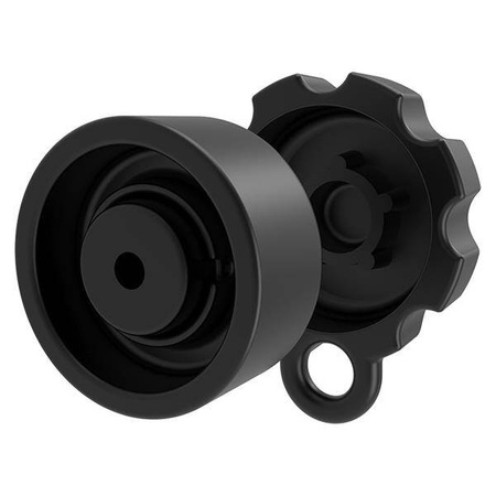 Buton de securitate RAM® Pin-Lock™ cu model cu 5 pini pentru brațe cu soclu de dimensiune B