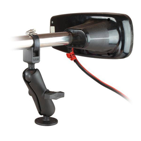 RAM® Trolling Motor Stabilizator cu curea cu clemă pentru furtun - Mediu