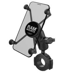 RAM® X-Grip® Suport mare pentru telefon cu bază pentru șină mare Torque™ - braț scurt