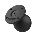 RAM® Placă AMPS rotundă cu bilă și stâlp ranforsat cu oțel