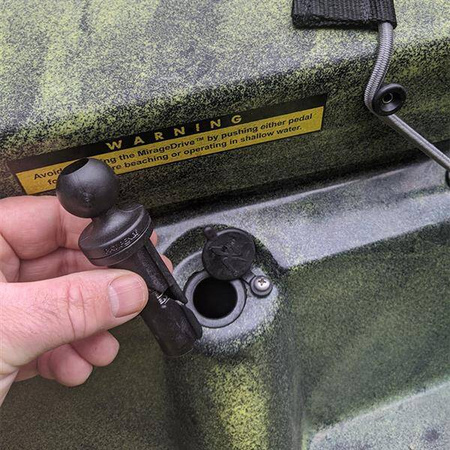 RAM® Wedge Ball Adapter pentru Scotty și Hobie Sail Port Base - Dimensiune B