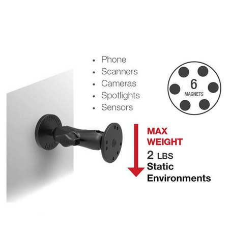 RAM® Tough-Mag™ Bază sferică cu diametrul de 66 mm