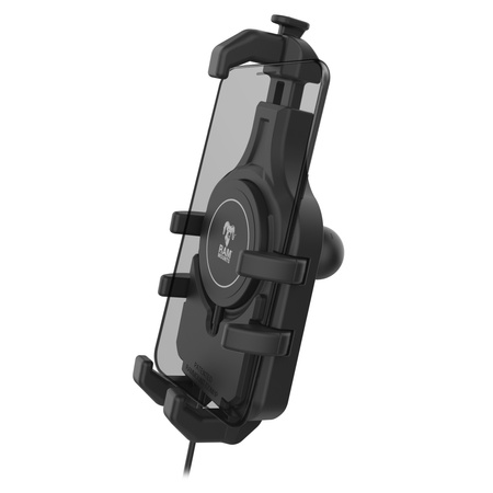 RAM® Quick-Grip™ Pro cu bilă și încărcător wireless Qi2 15W