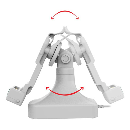 GDS® Uni-Conn™ Dock înclinat și pivotant cu USB-C - Gri