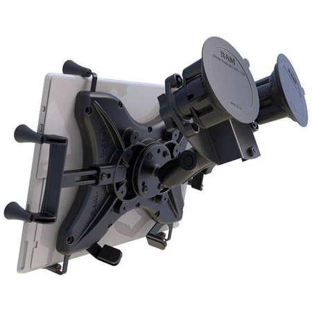 RAM® X-Grip® cu aspirație pivotantă RAM® Twist-Lock™ pentru tablete de 12"-13