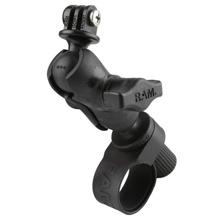 RAM® Tough-Strap™ Suport dublu cu bilă cu adaptor universal pentru camera de acțiune