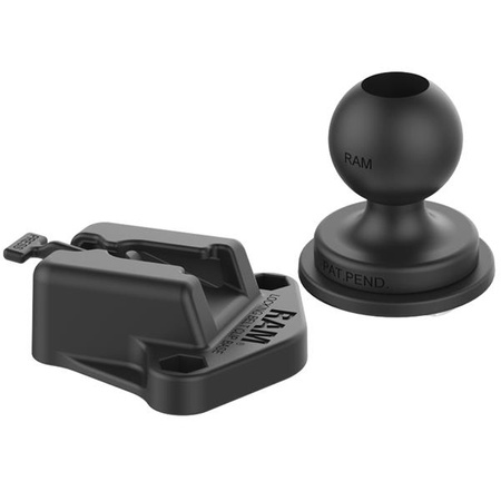 Baza RAM® Track Ball™ cu receptor de forare în jos