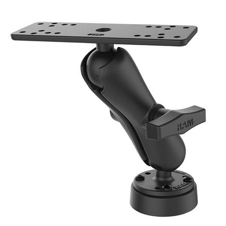 RAM® Drill-Down Marine Electronic Mount cu Cable Manager