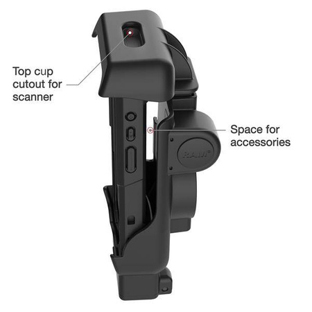 RAM® Suport încărcat cu arc pentru Honeywell CT40/45/47