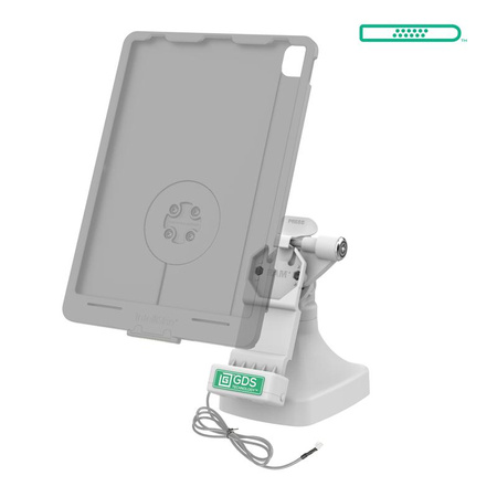 GDS® Uni-Conn™ Dock de blocare cu înclinare și pivotare cu PoE - Gri