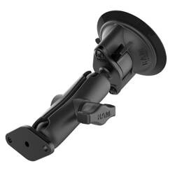 RAM® Twist-Lock™ Suction Cup Double Ball Mount - Mediu