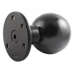 RAM® Placă rotundă mare cu bilă și șurub ranforsat cu oțel - dimensiune E